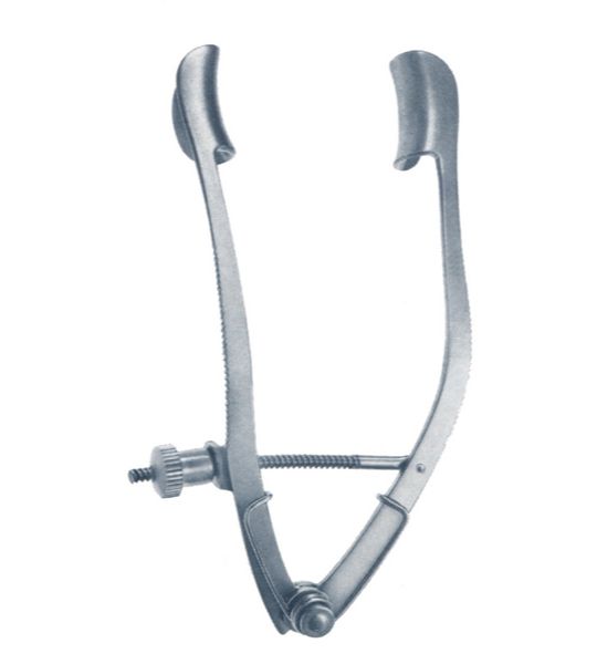 Olynth Instruments Lancaster Eye Speculum Solid blade