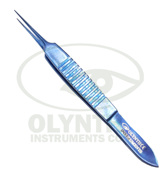 Pinze Sutura Corneale Pinze Per Sutura Corneale In Titanio Castrovijo - 1x2 Denti 0,5mm, 0,3mm, 0,12mm, Per Oftalmologia Tartufo Scorzone